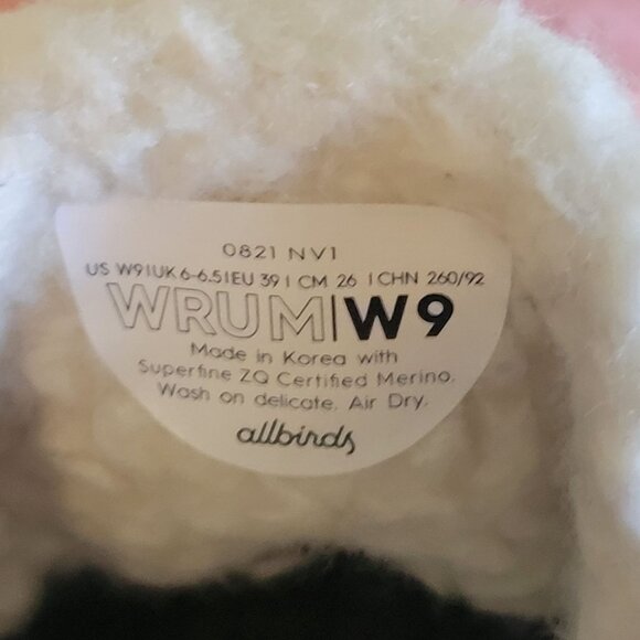 Allbirds Calm Coral Wool Runner-Up Mizzle Fluff Booties Size 9 - Picture 4 of 12